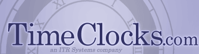 TimeClocks.com - an ITR Sytems company (logo)