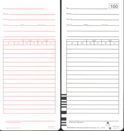 Acroprint ES1000 TimeCards